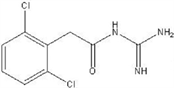 Guanfacine Chemical Structure Graphic